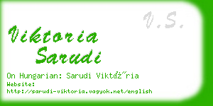 viktoria sarudi business card